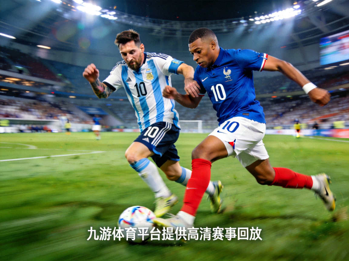 阿根廷与法国世界杯决赛全场集锦画面，梅西与姆巴佩激烈对抗，九游体育平台提供高清赛事回放